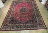 10 by 13 Rugs original Signed 10 X 13 Persian Kashan Rug Iran Traditional