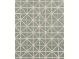 10 by 13 Rugs Style Haven Hand Crafted Wool Triangle Grid Work Grey Ivory Rug 10