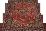 10×12 Outdoor Rug Persian 10×12 Mashad 1940 S Hand Knotted Wool area Rug Carpet