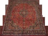 10×12 Outdoor Rug Persian 10×12 Mashad 1940 S Hand Knotted Wool area Rug Carpet