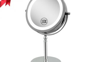 15x Magnifying Mirror with Light Uucolor Lighted Vanity Mirror 1 X 10 X Magnifying Makeup Mirror