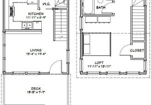 16×20 2 Story House Plans 16×20 House 16x20h3 569 Sq Ft Excellent Floor