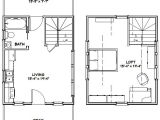 16×20 House Floor Plans 16×20 House 16x20h4a 574 Sq Ft Excellent Floor