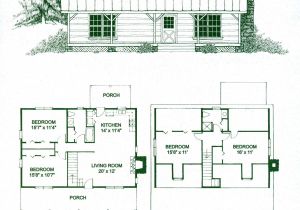 16×20 House Plans with Loft 1 Bedroom Log Cabin Floor Plans Craftsman 1 Story Retreat Open Floor