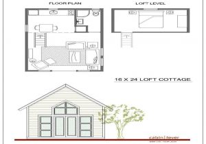 16×20 Tiny House Floor Plans Small House Floor Plans with Loft 16×24 Cabin 16×20 for Modern