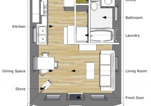 16×20 Tiny House Plans 1 Bedroom Log Cabin Floor Plans Craftsman 1 Story Retreat Open Floor