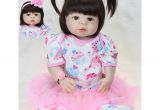 18 Inch Doll Bathtub Npk 57cm Real Full Body Silicone Girl Reborn Baby Doll Bath toys