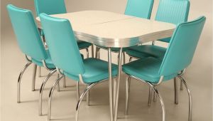 1950s formica Kitchen Table and Chairs for Sale Take A Leap Back In Time with This Chrome Brushed Aluminium Vinyl