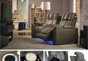 2 Movie theater Chairs for Sale Home theater Seating Be Seated Leather Furniture Michigan
