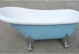 2 Person Clawfoot Bathtubs 59 Inch Acrylic Slipper Clawfoot Tub
