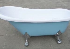 2 Person Clawfoot Bathtubs 59 Inch Acrylic Slipper Clawfoot Tub