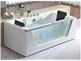 2 Person Freestanding Bathtubs Eago Am200 5 Feet Rounded Modern Double Seat Corner