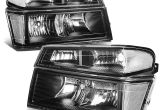 2005 Chevy Colorado Tail Lights Amazon Com for Chevy Colorado Gmc Canyon 4pcs Black Housing Clear