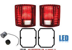 2006 Silverado Led Tail Lights 73 91 Chevy Gmc Truck Led Sequential Tail Light Lens Gaskets Pair