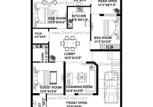 20×40 House Plan 2bhk House Plan for 35 Feet by 50 Feet Plot Plot Size 195 Square Yards