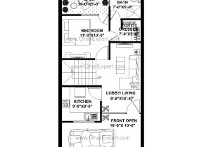 20×40 House Plan East Facing House Plan for 20 Feet by 45 Feet Plot Luxury 20 X 40 House Plans