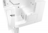 28 Inch Wide Bathtub Ariel 4 33 Ft Walk In Left Hand Bathtub In White Ezwt 3052 soaker L