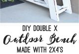 2×4 Patio Furniture Plans Free Diy Outdoor Furniture Plans Beautiful Double X Bench Plans