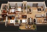 3 Bedroom 3 Bath Apartments In orlando 50 Four 4 Bedroom Apartment House Plans Pinterest Bedroom
