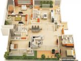3 Bedroom 3 Bath Apartments In orlando 50 Four 4 Bedroom Apartment House Plans Pinterest Bedroom