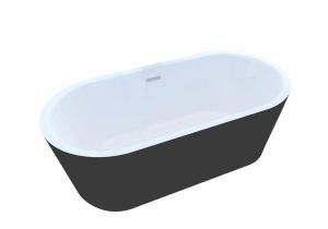 3 Foot Bathtub Universal Tubs Obsidian 5 3 Ft Acrylic Center Drain Oval