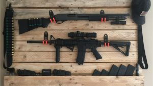 3 Gun Rack for Wall Pallet Gun Rack Puppyzolt Pinterest Guns Pallets and Weapons