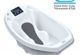 3 In 1 Baby Bathtub Aquascale Bath White
