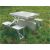 3 Piece Fitted Picnic Table &amp; Bench Covers 4 Seater Multipurpose Outdoor Set In Silver Buy 4 Seater