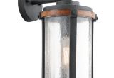 3 Way Led Light Bulb Lowes Shop Kichler Barrington 13 In H Distressed Black and Wood Medium