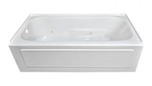 30 Whirlpool Bathtub Lyons Elite™ 60" X 30" 8 Jet Massage Whirlpool Bathtub at