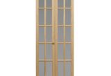 36 In. X 96 In. Interior Closet Bi-fold Door Pinecroft 36 In X 80 In Classic French 10 Lite Opaque Glass Wood