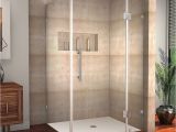 36 X 72 Shower Pan Avalux 42 Inch X 36 Inch X 72 Inch Frameless Shower Stall In Chrome