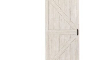 36 X 84 Inch Interior Door Reliabilt Sandstone Gray solid Core Mdf Barn Interior Door with