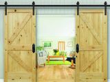 36 X 84 Interior Barn Door Pacific Entries 36 In X 84 In Rustic Unfinished 2 Panel Right