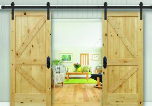 36 X 84 Interior Barn Door Pacific Entries 36 In X 84 In Rustic Unfinished 2 Panel Right