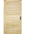 36 X 84 Interior Barn Door Reliabilt solid Core Pine Barn Interior Door with Hardware Common