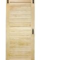 36 X 84 Interior Barn Door Reliabilt solid Core Pine Barn Interior Door with Hardware Common