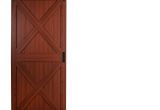 36 X 84 Interior Slab Doors Cherry solid Core Crossbuck Barn Interior Door Common 36 In X 84