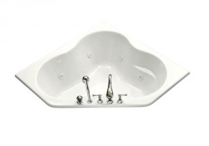 4.5 Foot Bathtub Kohler 4 5 Ft Acrylic Oval Drop In Whirlpool Bathtub In White K