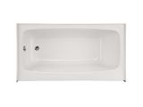 4.5 Ft Bathtub Hydro Systems Trenton 4 5 Ft Left Drain Bathtub In White