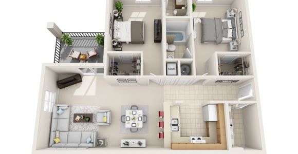 4 Bedroom 3 Bath Apartments In orlando 2 Bed 2 Bath