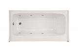 4 Foot Jetted Bathtub Hydro Systems Trenton 4 5 Ft Left Drain Whirlpool Tub In