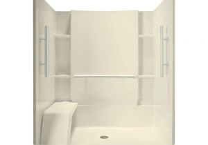 4 Piece Shower Stall Kit Sterling Accord 36 In X 60 In X 74 1 2 In Shower Kit with Seat