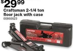4 ton Floor Jacks for Sale Craftsman 2 1 4 ton Floor Jack W Case at Sears Black