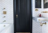 43 Bright and Colorful Bathroom Design Ideas Small Bathroom Ideas In Black White & Brass