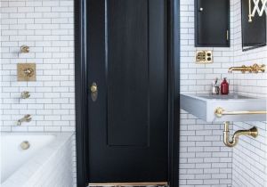 43 Bright and Colorful Bathroom Design Ideas Small Bathroom Ideas In Black White & Brass