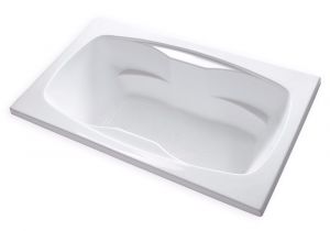 48 Bathtub Center Drain Carver Tubs Ar7242 72×42 Drop In Center Drain White