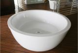 48 Freestanding Bathtub Kalantos Round Bathtub Designer Bathroom Designer Tub