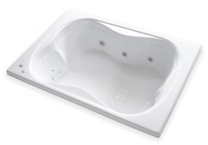 48 Jetted Bathtub Carver Tubs Tms7248 72" X 48" Luxury Whirlpool Spa W