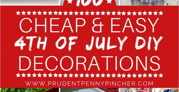 4th Of July Decorating Ideas for Outside 100 Cheap and Easy 4th Of July Diy Party Decor Ideas Pinterest